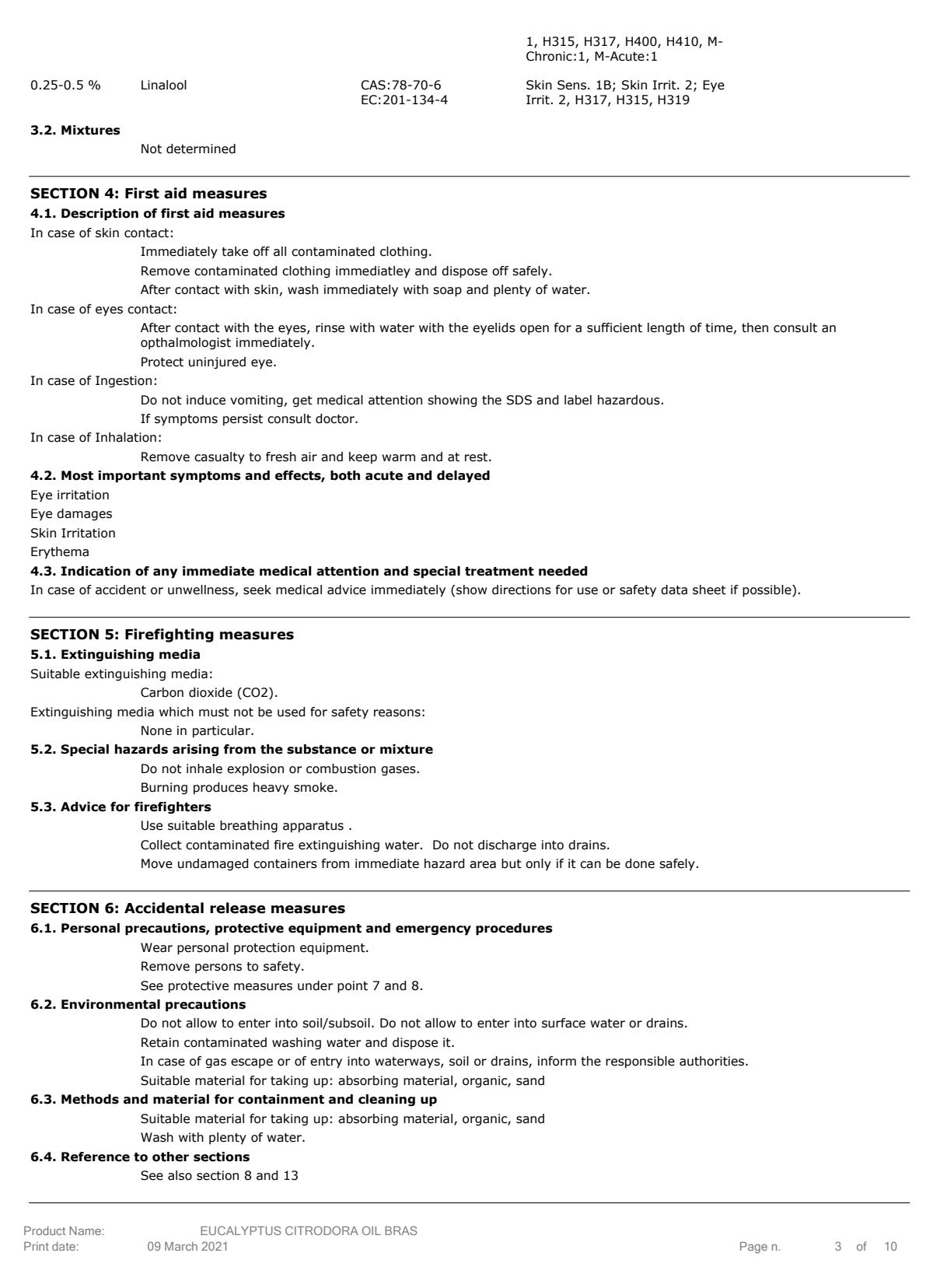 Essentiële Olie Citroen Eucalyptus afbeelding van document #3, label