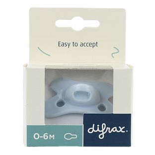 Difrax Fopspeen Natural 0-6 Maanden  Natural Uni Ice 1ST