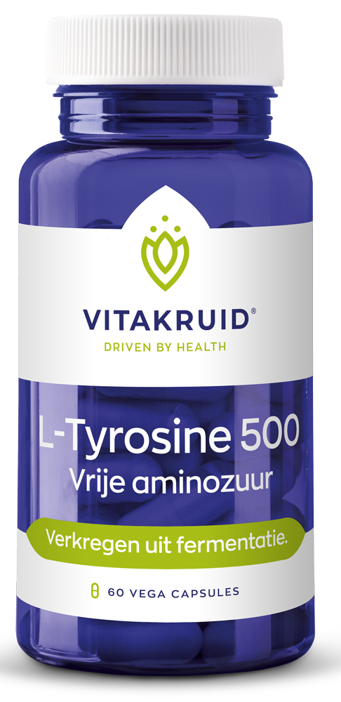 Vitakruid L-Tyrosine 500mg uit fermentatie 60CP