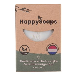 HappySoaps Aloë Vera Gezichtsreiniger Bar 70GR HappySoaps Aloë Vera Gezichtsreiniger Bar 70GR