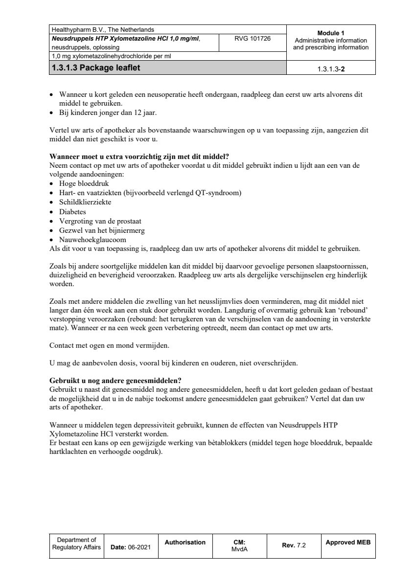 Neusdruppels 1.0mg/ml afbeelding van document #2, leaflet