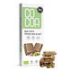 Cocoa Chocolade Pistachios & Salt Reep 40GR Verpakking met stukjes chocolade ernaast