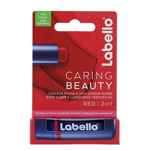 Labello Caring Beauty Red Lippenbalsem 4,8GR Labello Caring Beauty Red Lippenbalsem 4,8GR