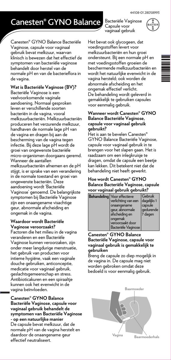 Gyno Balance Capsules afbeelding van document #1, instructions