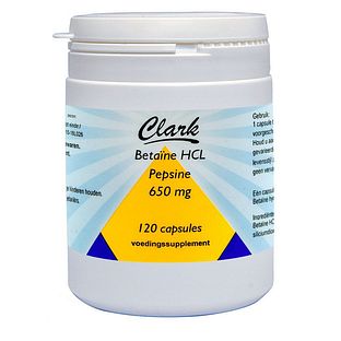 Clark Betaine HCL 650mg 120CP