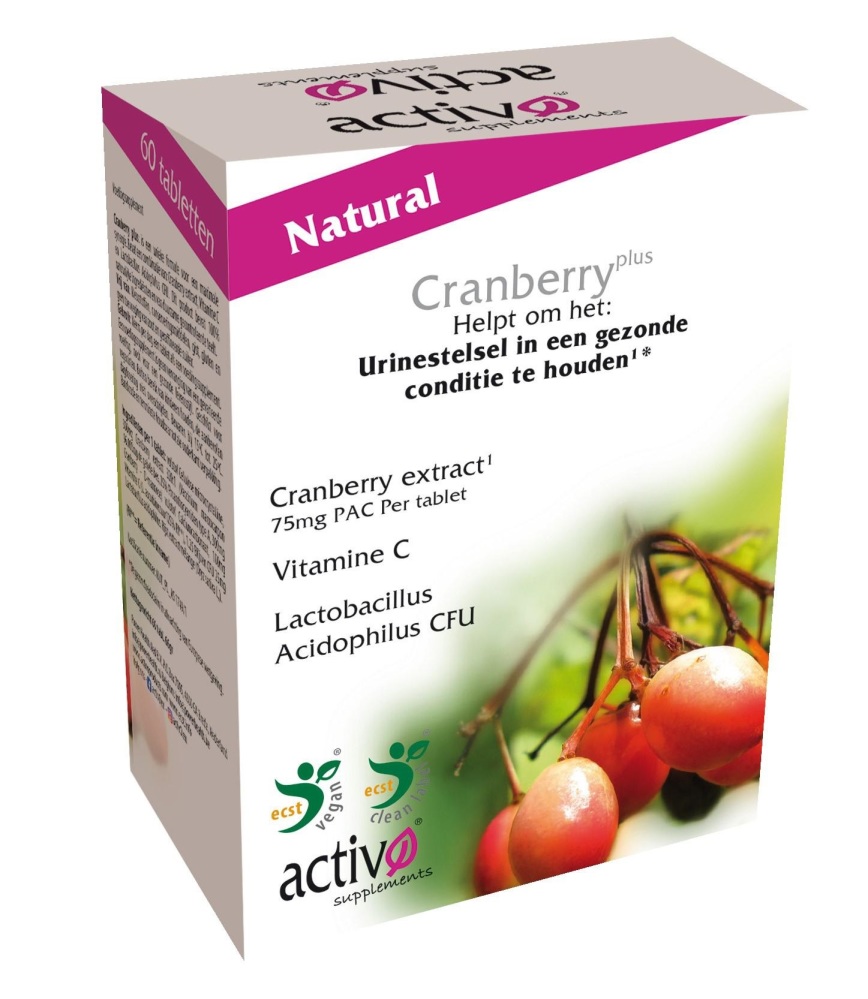 Activo Cranberry Plus Tabletten afbeelding