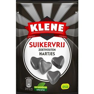 Klene Zoethouten Hartjes Suikervrij 105GR