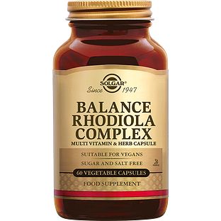 Solgar Balance Rhodiola Complex Capsules 60VCP
