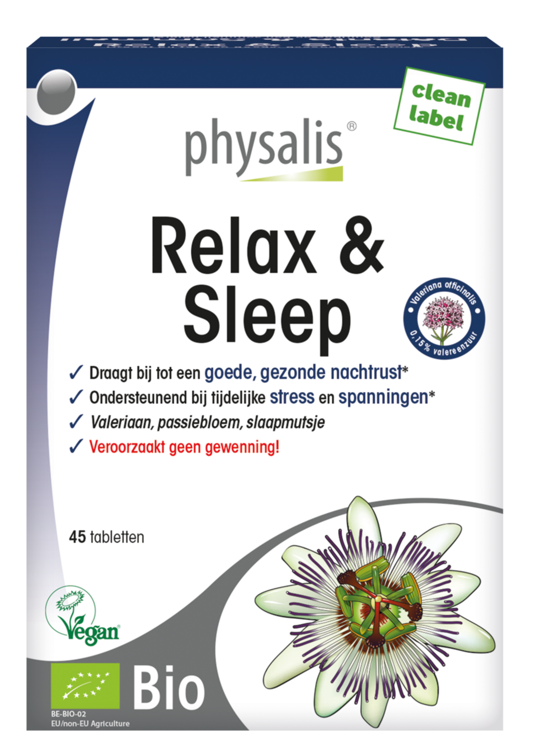 Physalis Relax & Sleep Tabletten afbeelding