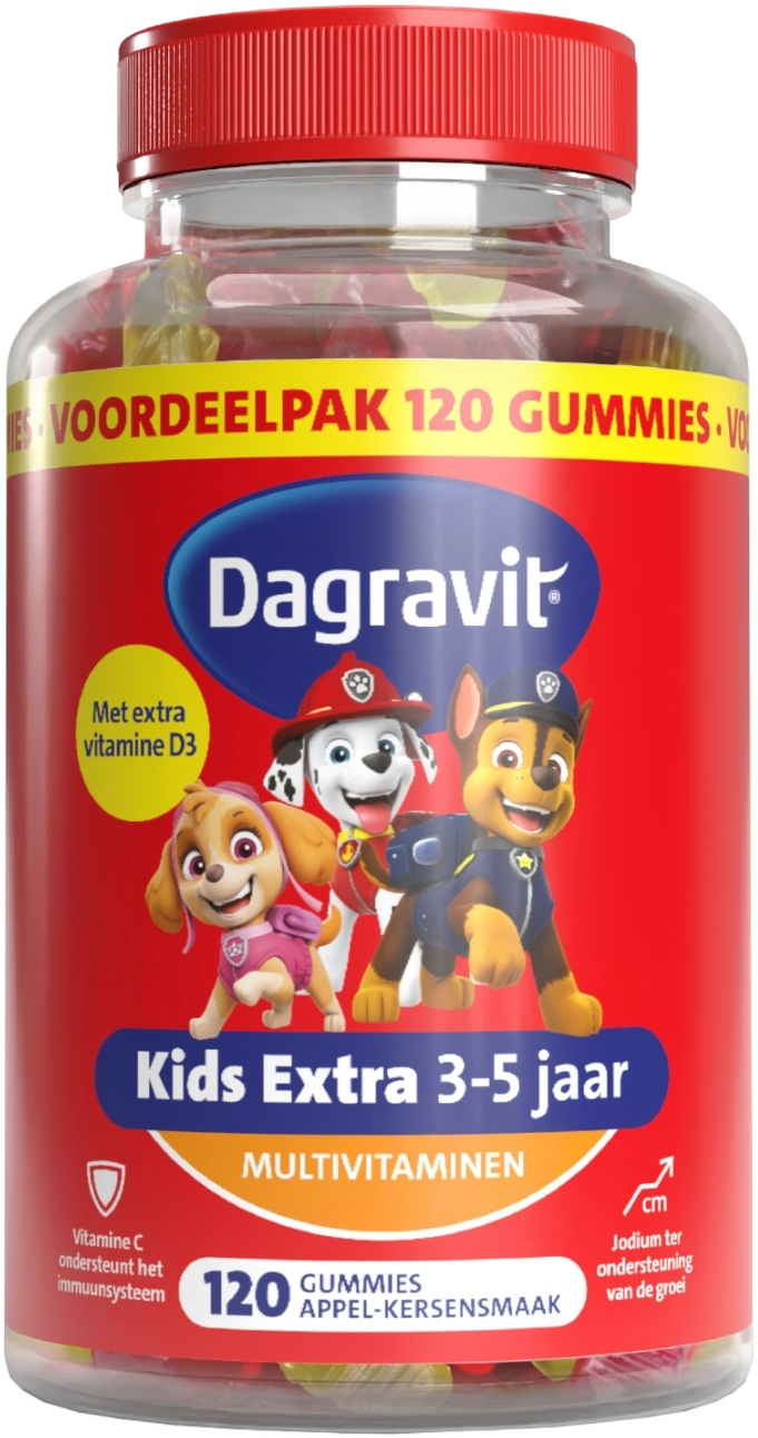Dagravit Kids-Xtra Multivitaminen Gummies Voordeelpak afbeelding