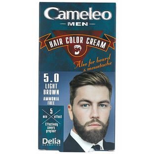 Cameleo Men Hair Color Cream 5.0 Light Brown 1ST