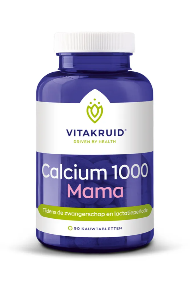 Vitakruid Calcium 1000 Mama Kauwtabletten