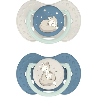 Difrax LOVI Dynamic Pacifier 6-18 Months - Boy 2ST