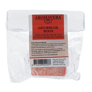Aroma Vera Geurblok Roos 25GR Aroma Vera Geurblok Roos 25GR