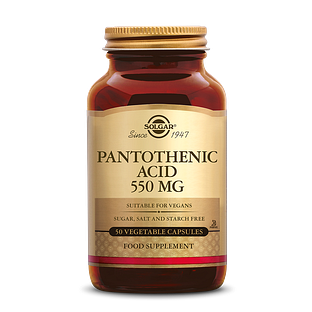 Solgar Pantothenic Acid (Pantotheenzuur) 550 mg Capsules 50VCP Solgar Pantothenic Acid (Pantotheenzuur) 550 mg Capsules 50VCP