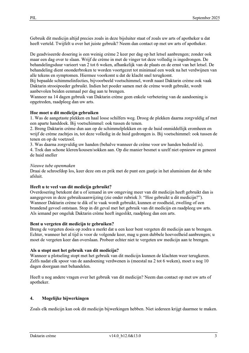 Crème 20mg Miconazol afbeelding van document #3, leaflet