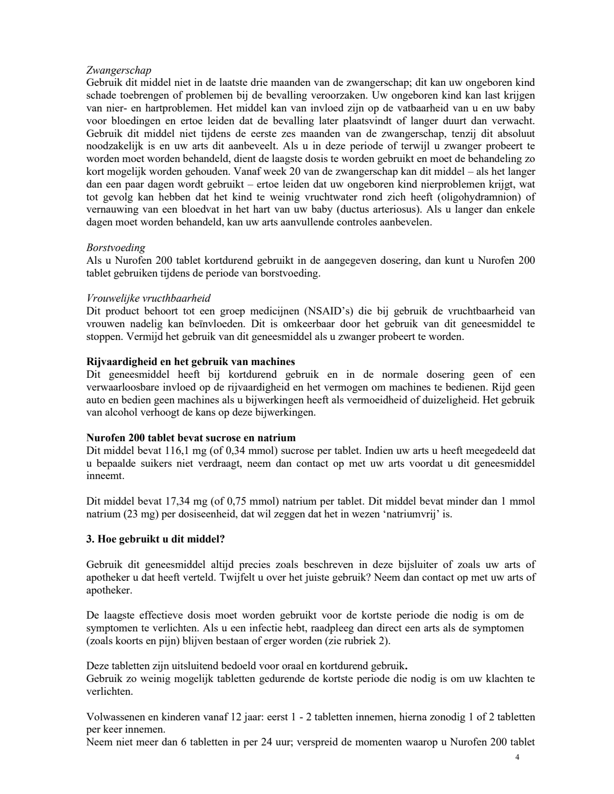 200mg Tabletten afbeelding van document #4, leaflet