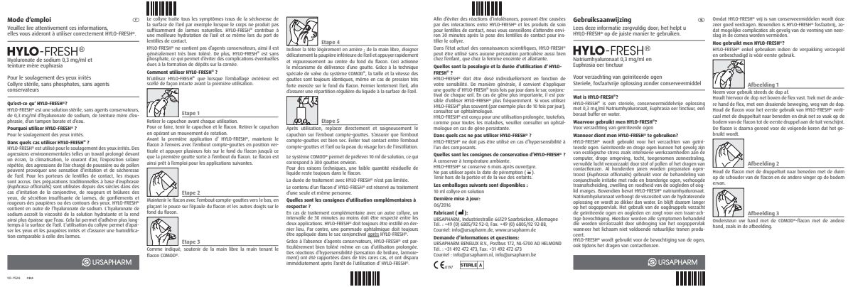 Hylo Fresh Oogdruppels afbeelding van document #1, instructions