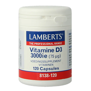 Lamberts Vitamine D3 3000ie Capsules 120CP