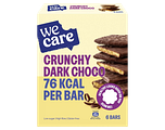 WeCare Crunchy Dark Choco Bars 6ST WeCare Crunchy Dark Choco Bars 6ST