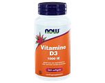 NOW Vitamine D3 1000 IE Softgels 360ST