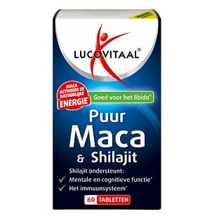 Lucovitaal Puur Maca & Shilajit Tabletten 60TB