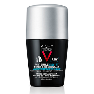 Vichy Homme 72H Invisible Resist Detranspirant 0% Alcohol 50ML