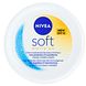 Nivea Soft Daily UV SPF15 Crème 200ML Bovenkant pot Nivea Soft Daily UV SPF15 Crème 200ML Bovenkant pot