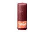 Bolsius Rustiek Stompkaars Red Velvet 190/68 1ST