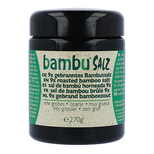 Bambu Salz Bamboezout Zeer Grof 9x Gebrand 270GR