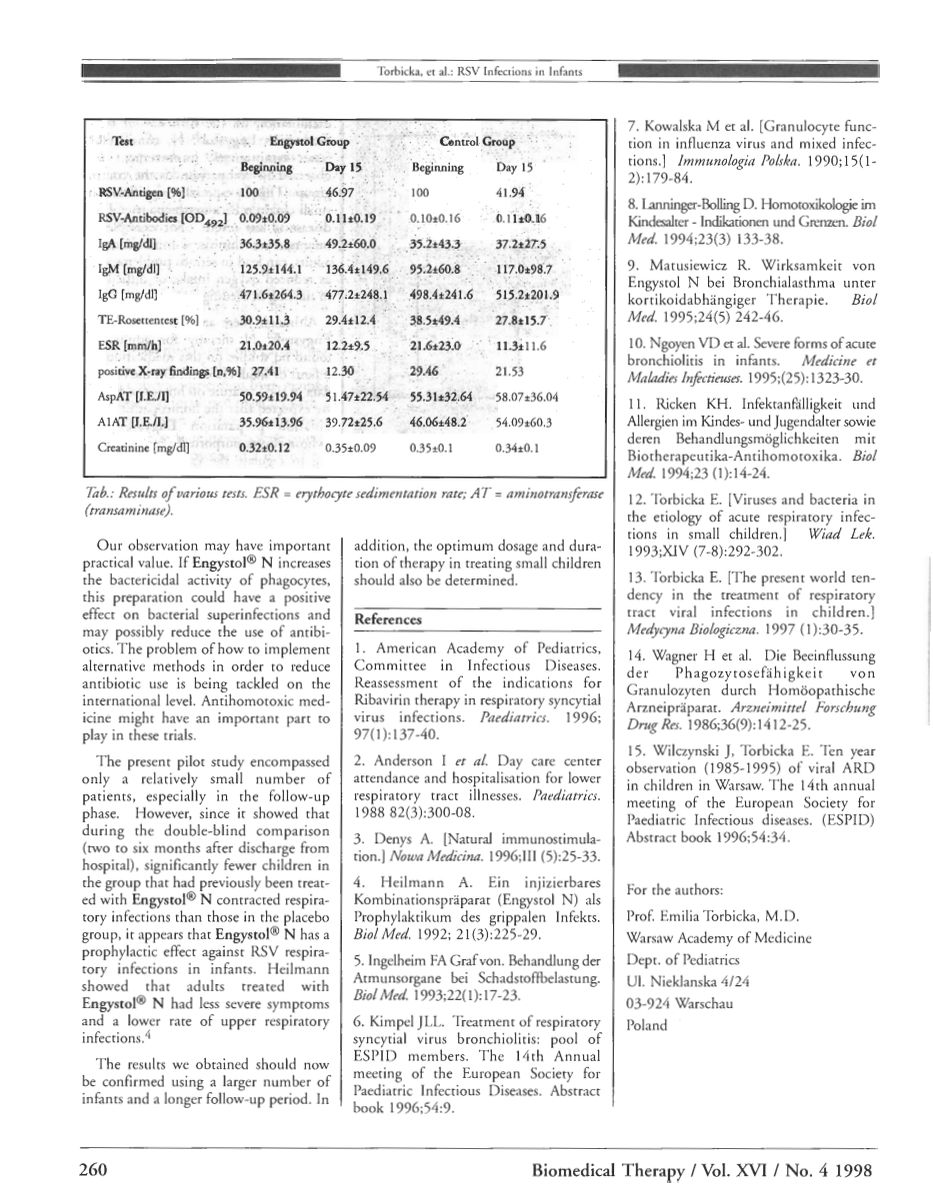 Engystol Tabletten afbeelding van document #5, research