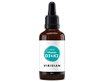 Viridian Liquid Vitamin D3 & K2 Druppels 50ML