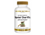 Golden Naturals Magnesium Citraat 400mg Tabletten 60VTB