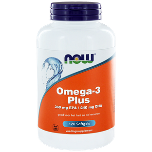 NOW Omega-3 Plus Softgels 120SG