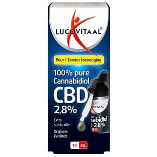 Lucovitaal Cannabidiol CBD Olie 2.8% 10ML Lucovitaal Cannabidiol CBD Olie 2.8% 10ML