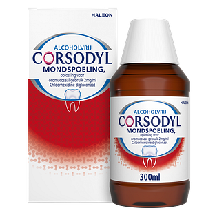 Corsodyl mondspoeling - bij tandvleesontsteking 300ML
