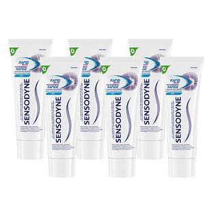 Sensodyne Rapid Relief Tandpasta Multiverpakking 6x75ML