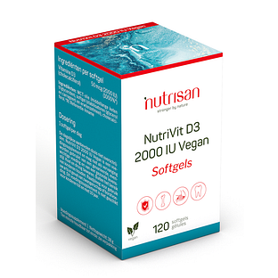Nutrisan NutriVit D3 2000IU Vegan Softgels 120SG Nutrisan NutriVit D3 2000IU Vegan Softgels 120SG