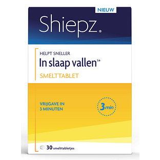 Shiepz Helpt Sneller in Slaap Vallen¹* Smelttabletten 30TB