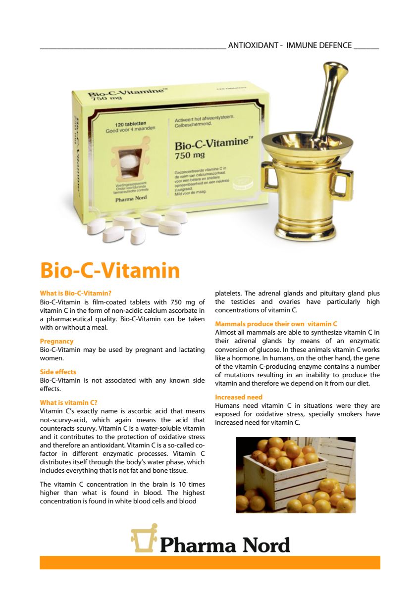 Bio-C-Vitamine Tabletten afbeelding van document #1, info_folder