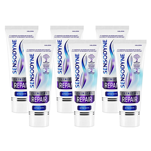 Sensodyne Clinical Repair Active White Tandpasta Multiverpakking 6x75ML
