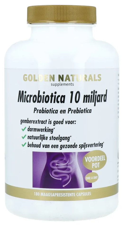 Golden Naturals Microbiotica 10 Miljard Capsules