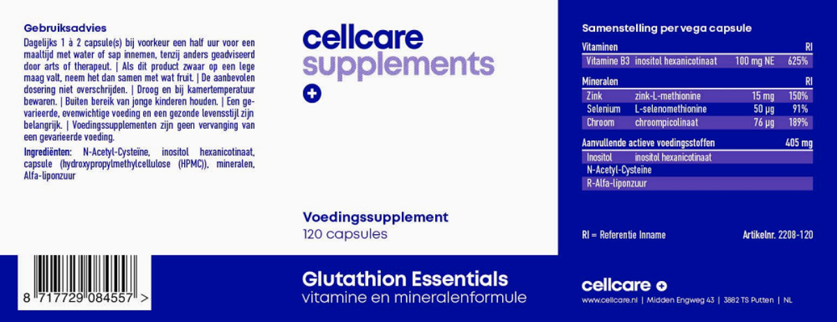 Glutathion Capsules afbeelding van document #1, label
