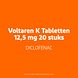 Voltaren K 12,5 mg  pijnstiller Filmomhulde Tabletten Diclofenac-Kalium 20TB