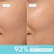 Vichy Minéral 89 Dagelijkse Booster - Navulling 50ML Wangen van een gezicht met voor en na gebruiken product
