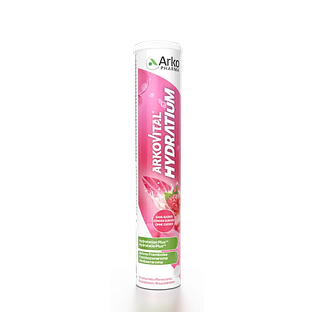 Arkopharma Arkovital Hydratium Framboos Tabletten 24TB Arkopharma Arkovital Hydratium Framboos Tabletten 24TB