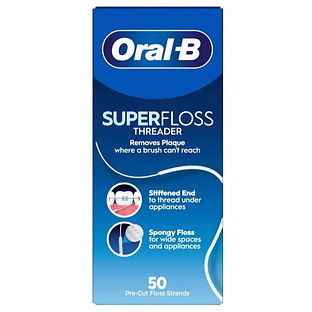 Oral-B Superfloss Regular Threader 50ST Oral-B Superfloss Regular Threader 50ST