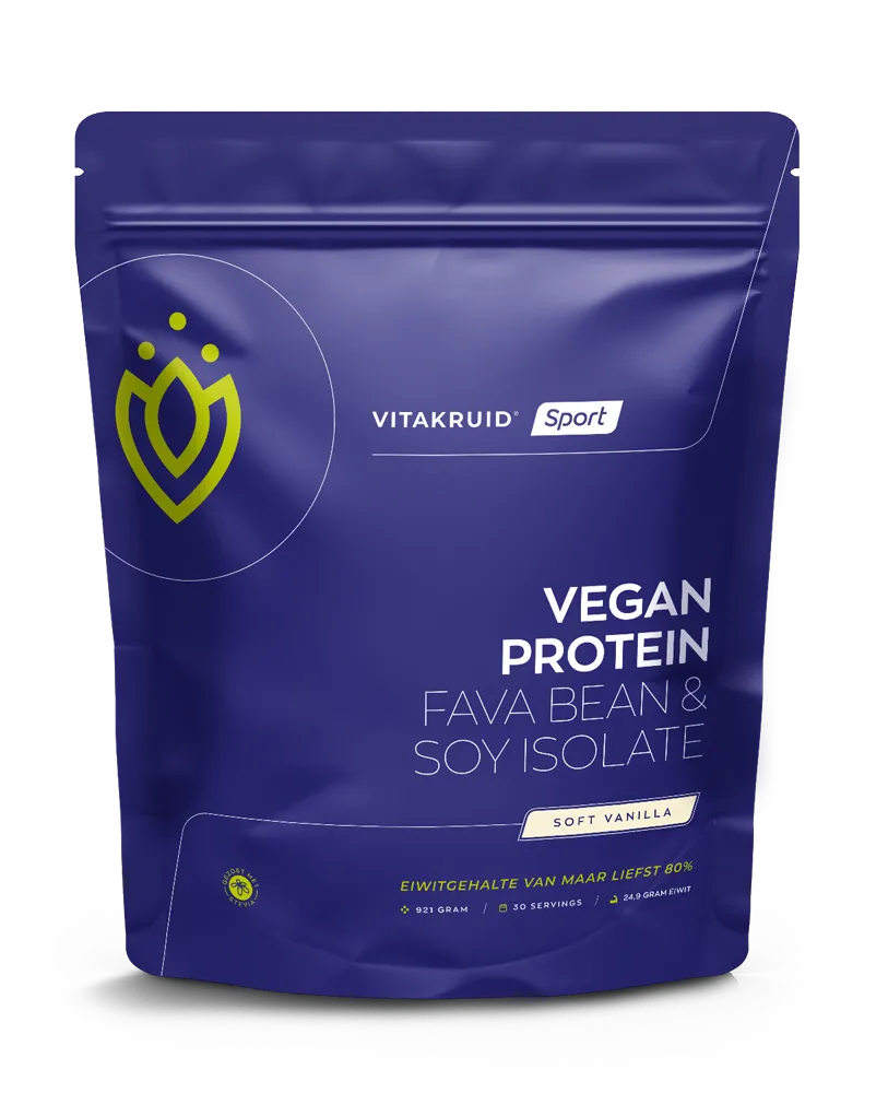 Vitakruid Vegan Protein Fava Bean & Soy Isolate Soft Vanilla 921GR