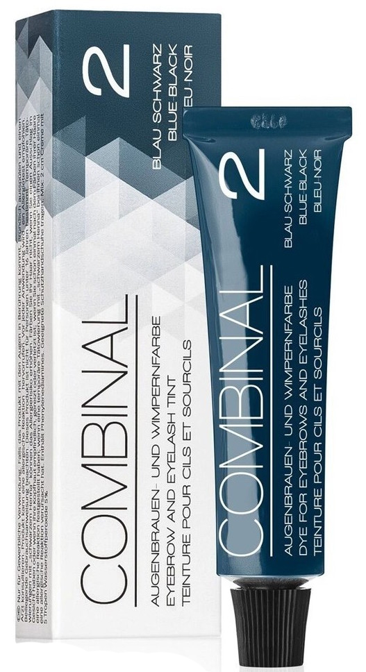 Combinal Eyebrow & Eyelash Tint Blue Black 2 afbeelding