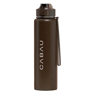 Cabau Bloom Bottle Stainless Steel Chocolate 1ST